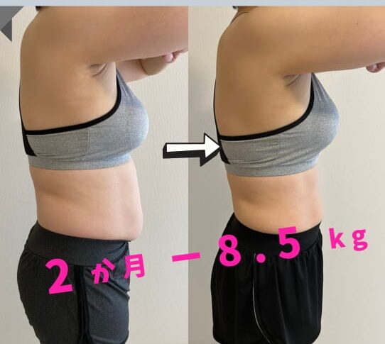 松江市のパーソナルジムVISILダイエットビフォーアフター速報 (1)-1